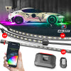 XK Glow XKmax RGBW 16pc Addressable Car Underglow + Interior + Wheel Kit
