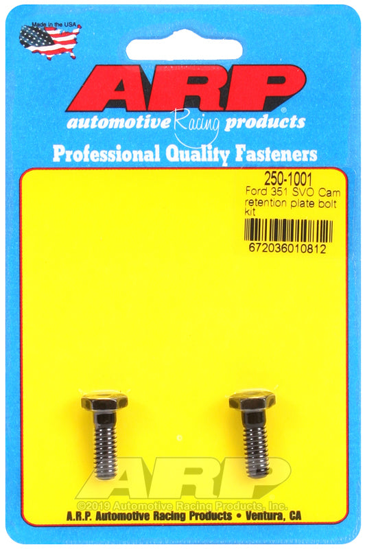 ARP Ford 351 SVO Cam Retention Plate Bolt Kit