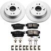 Power Stop 1997 Acura CL Rear Z17 Evolution Geomet Coated Brake Kit