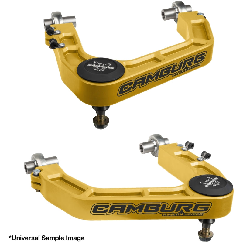 Camburg Ford Bronco 21-23 KINETIK V2 Performance Billet Uniball Upper Arms (Gold)