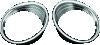 Kuryakyn Driving Light Bezels Indian Chrome