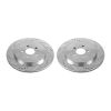 Power Stop 13-14 Ford Mustang Rear Evolution Drilled & Slotted Rotors - Pair