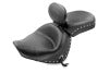 Mustang 05-09 Suzuki Boulevard C90, C90T Standard Touring 2PC Seat w/Driver Backrest Studs - Black