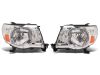 Raxiom 05-11 Toyota Tacoma Axial Series OE Replacement Headlights- Chrome Housing- Clear Lens