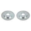 Power Stop 19-20 Hyundai Santa Fe Rear Evolution Drilled & Slotted Rotors - Pair