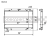 Koyo 90-96 Nissan 300ZX 3.0L Non Turbo MT Radiator