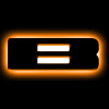 ORACLE Lighting Universal Illuminated LED Letter Badges - Matte Blk Surface Finish - B