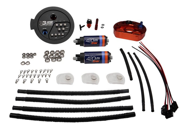 DeatschWerks 20-24 A90/91 Toyota Supra/G8X BMW M3/M4 Fuel Pump Module w/Dual DW420s