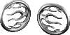 Kuryakyn Flame Speaker Grills Chrome