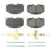 Power Stop 89-96 Nissan 300ZX Front Z17 Evolution Ceramic Brake Pads w/Hardware