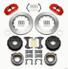 Wilwood Narrow Superlite 4R Rear P-Brk Kit 14.00in Red Small Ford 2.36in Off Bronco 5 x 5.50