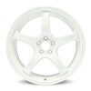Gram Lights 57CR 19x9.5 +25 5x114.3 Ceramic White Wheel