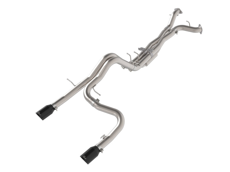 aFe 22-26 Ford Bronco V6 3.0L (tt) Vulcan Series 3in 304SS Cat-Back Exhaust System w/ Black Tips