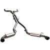 QTP 2010-2013 Chevrolet Camaro SS 6.2L QTP AR3 Cat Back Black Tips