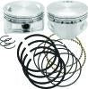 S&S Cycle 84-99 BT 4in x 4-1/2in Piston Set - .010in