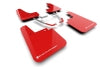 Rally Armor 24-26 Subaru Crosstrek (Wilderness Only) Red UR Mud Flap W/White Logo - No Drilling Req