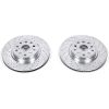 Power Stop 07-17 Lexus LS460 Front Evolution Drilled & Slotted Rotors - Pair