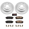 Power Stop 05-06 Saab 9-2X Rear Z17 Evolution Geomet Coated Brake Kit