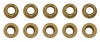 Moroso 1/4in-28 Zinc Flange Nut w/ Washer Face - 10 Pack
