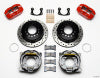 Wilwood Dynapro Low-Profile 11.00in P-Brake Kit Drill-Red New Big Ford 2.50in Off Front Mount
