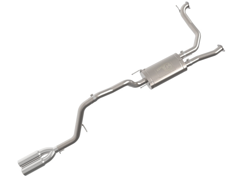 aFe Vulcan Series 3in Stnless Steel Cat-Back Exhaust w/Polished Tip Nissan Armada 25-26 V6-3.5L(tt)
