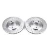Power Stop 95-00 Chrysler Cirrus Front Evolution Drilled & Slotted Rotors - Pair