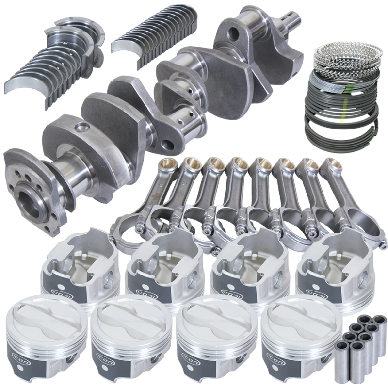 Eagle Chevy 350 3.750in Crank 5.700in I-Beam Rods -18cc 4.040in Pistons Rotating Assembly