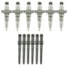 Industrial Injection 03-04 Cummins 5.9L Reman Stock Injector Pack w/Connecting Tubes - Set of 6