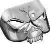 Kuryakyn Zombie Taillight Cover Chrome