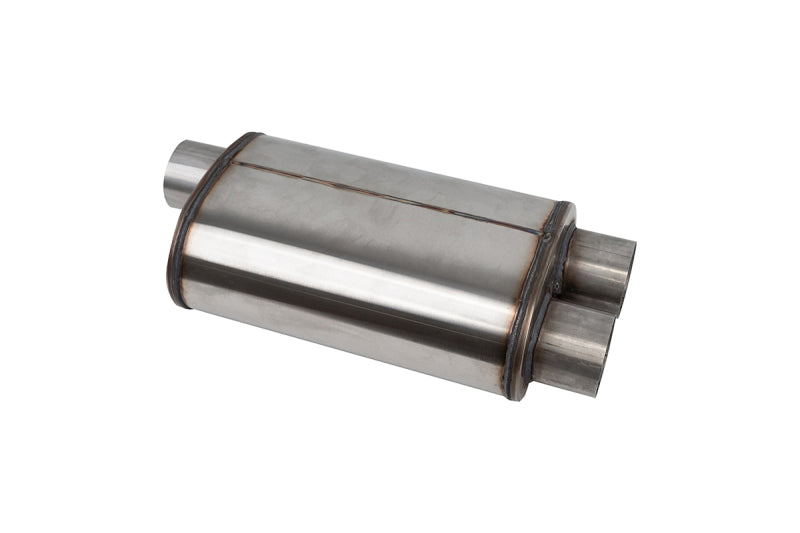 Corsa PRO-Series Tuned 304SS Muffler 3.0in Single Inlet / Dual Outlet - 19in OAL