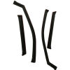 Westin 2011-2018 Jeep Grand Cherokee In-Channel Wind Deflector 4pc - Smoke