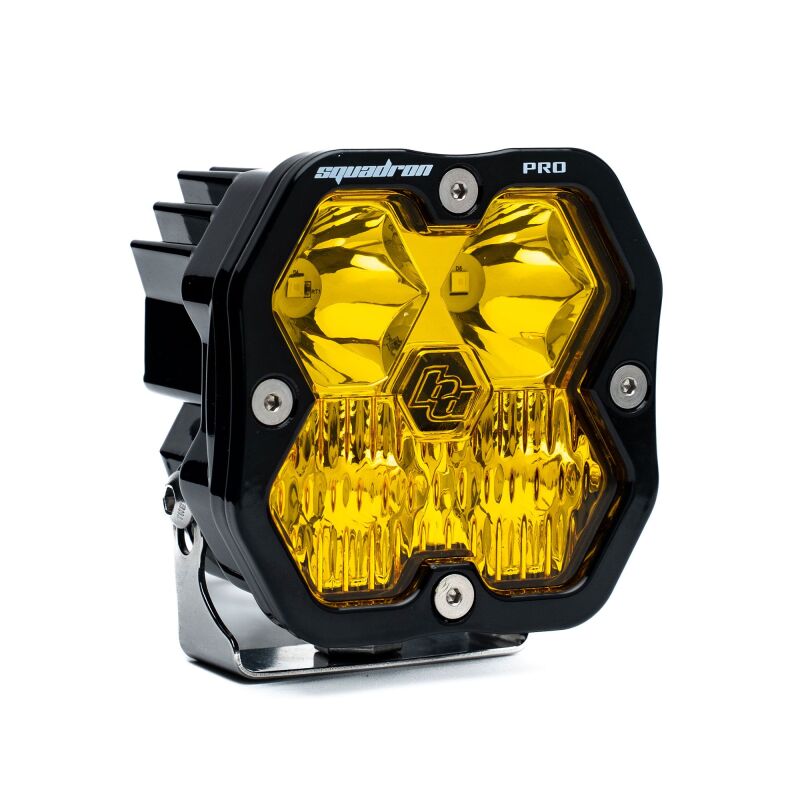 Baja Designs Squadron 2.0 Pro LED Driving/Combo (Single Light) - Baja Amber