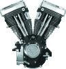 S&S Cycle 84-99 BT V80 Long Block Engine - Wrinkle Black