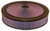 K&N X-Stream Top Assembly 14in OD 5.125in Neck Flange 4.62in H w/Vent