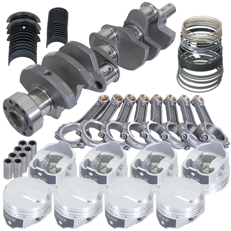 Eagle Chevy 454 1Pc 4.000in Crank 6.135in I-Beam Rods 38cc Dome 4.280in Pistons Rotating Assembly