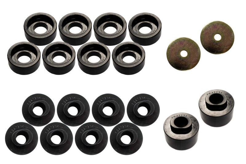 Fishbone Offroad 08-18 Ford F-250 - Black Polyurethane Body Mount Kit