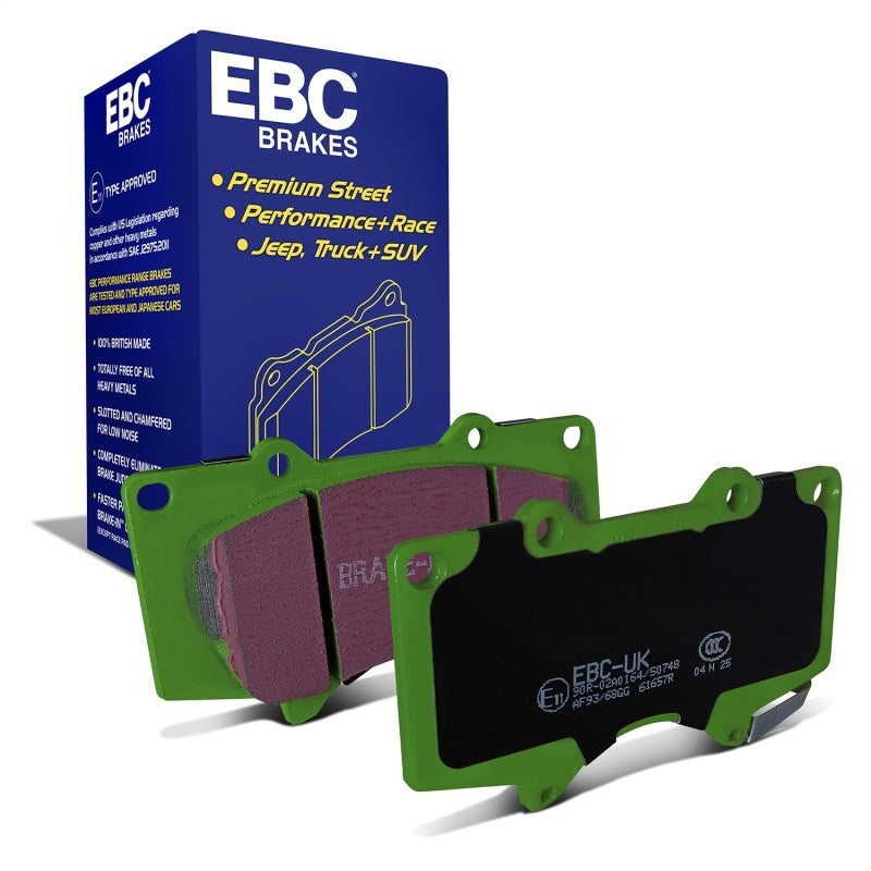 EBC 10+ Lexus GX460 4.6 Greenstuff Front Brake Pads