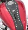 Mustang 07-17 Yamaha V-Star 1200, V-Star 1300 Tourer, V-Star 1300 Deluxe Tank Bib w/Studs- Black