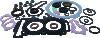 QuadBoss 15-21 Polaris Scrambler 850 Complete Gasket Set w/ Oil Seal