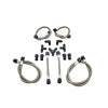 Snow Performance Water Quad Nozzle Stainless Steel Braided Line Upgrade