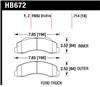 Hawk 10-11 Ford Expedition/F-150 SVT Raptor / 10-11 F-150 LTS Front Street Brake Pad