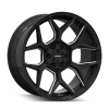 Mayhem Vanquish 8119 20X9 / 6x135/6x139.7 / 0mm Offset / 106.1mm Hub - Gloss Black Milled