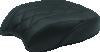 Mustang 97-21 Harley Touring Sissy Bar Pad (12 inch x 9 inch) Diamond Stitch- Black