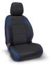 PRP 6-23 Toyota Tacoma Front Seat Covers (Pair) - Black/Navy Blue