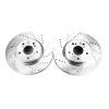 Power Stop 2018 Honda Accord Front Evolution Drilled & Slotted Rotors - Pair