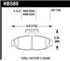 Hawk 86-92 Ford Taurus SHO / 89-92 Ford Thunderbird Super Coupe Blue 9012 Race Rear Brake Pads