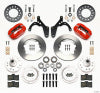 Wilwood Forged Dynalite Front Kit 11.00in Red 59-64 Chevy Impala / 63-64 Corvette