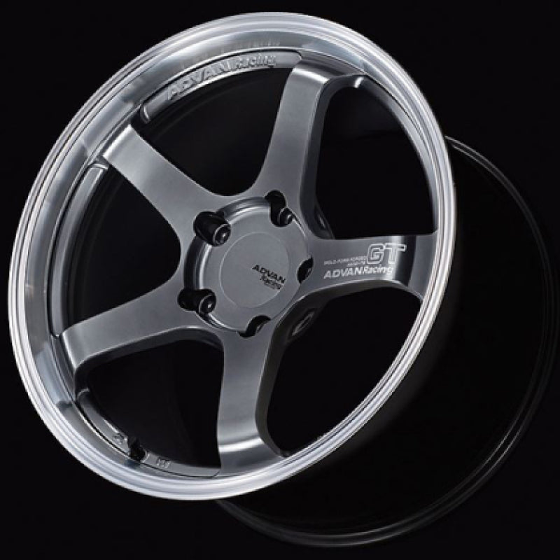 Advan GT Beyond 17x8.0 +35 4x100 Machining and Hyper Platinum Black Wheel