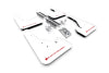 Rally Armor 18-26 Toyota Corolla Hatchback White UR Mud Flap Red Logo