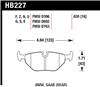 Hawk 92-95 BMW 325iS HT-10 Race Rear Brake Pads
